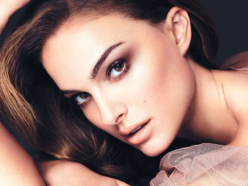 natalie portman maquillaje ojos-marrones