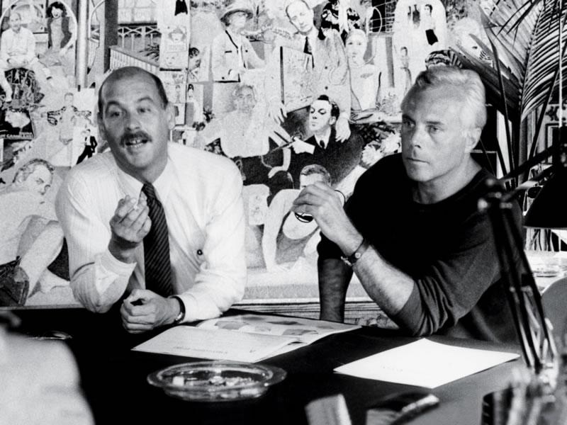 sergio galeotti y giorgio armani