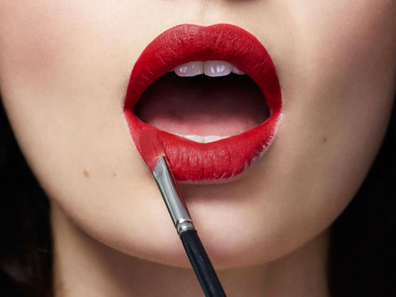 coloreado de labios