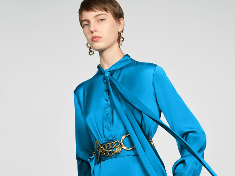 maquillaje vestido azul