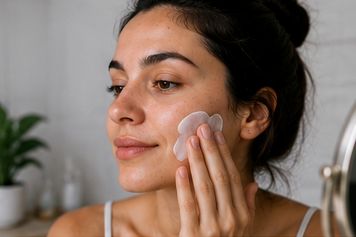 Aplicar tratamiento facial en piel grasa con imperfecciones