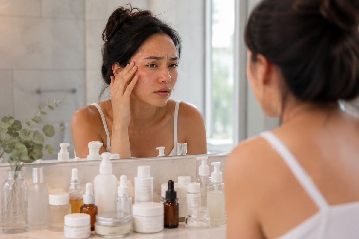 Precios y factores clave antes de tratar manchas de acné comparando productos de cuidado facial en tienda