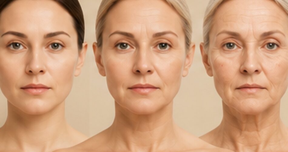Rutina facial antiedad con ácido hialurónico y retinol para cuidar la piel a los 30, 40 y 50 años