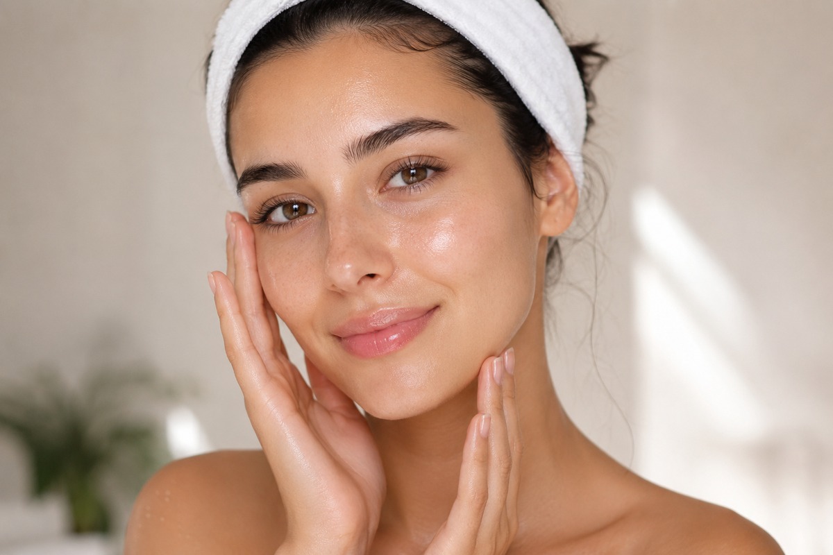 Piel luminosa con doble limpieza facial