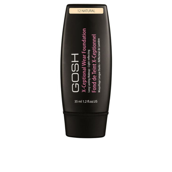 X-CEPTIONAL WEAR FOUNDATION long lasting makeup #12-natural by Gosh