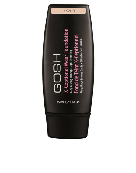 X-CEPTIONAL WEAR FOUNDATION long lasting makeup #14-sand by Gosh