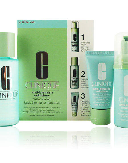 ANTI-BLEMISH SOLUTIONS 3-step skin care system 3 pz by Clinique
