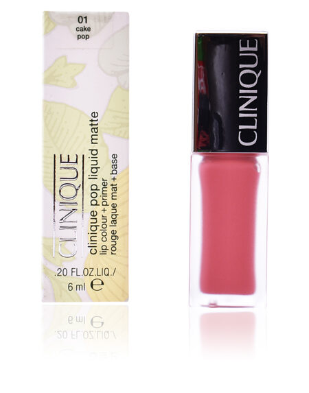 POP LIQUID MATTE lip colour + primer #01-cake pop 6 ml by Clinique