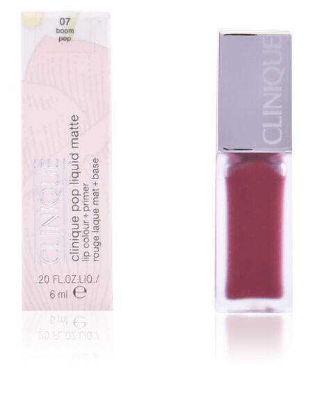 POP LIQUID MATTE lip colour + primer  #07-boom pop 6 ml by Clinique