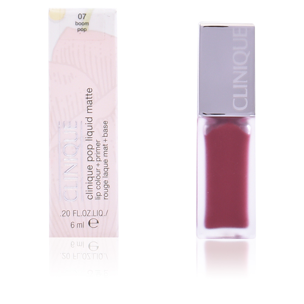 POP LIQUID MATTE lip colour + primer #07-boom pop 6 ml by Clinique