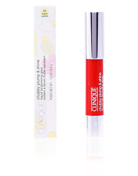 CHUBBY PLUMP&SHINE liquid lip plumping gloss#02-superscarlet by Clinique