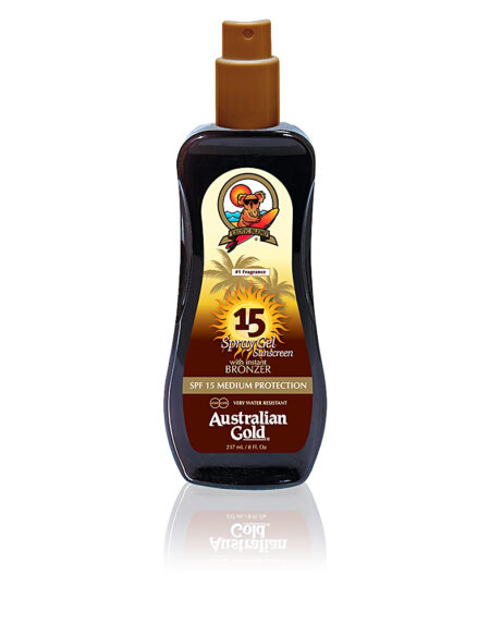SUNSCREEN SPF15 spray gel with instant bronzer 237 ml by Australian Gold