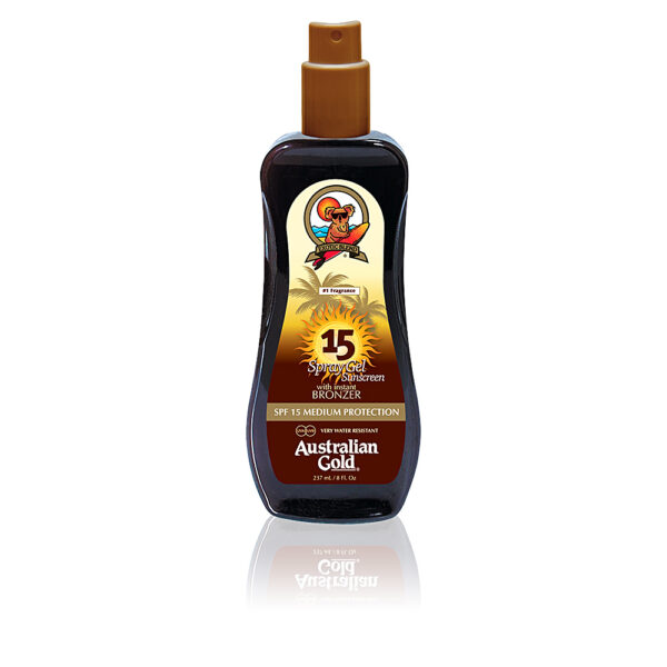 SUNSCREEN SPF15 spray gel with instant bronzer 237 ml by Australian Gold