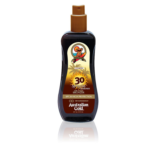SUNSCREEN SPF30 spray gel with instant bronzer 237 ml by Australian Gold