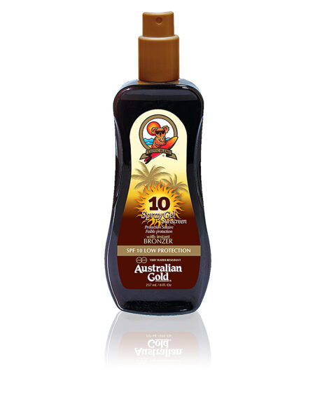 SUNSCREEN SPF10 spray gel with instant bronzer 237 ml by Australian Gold