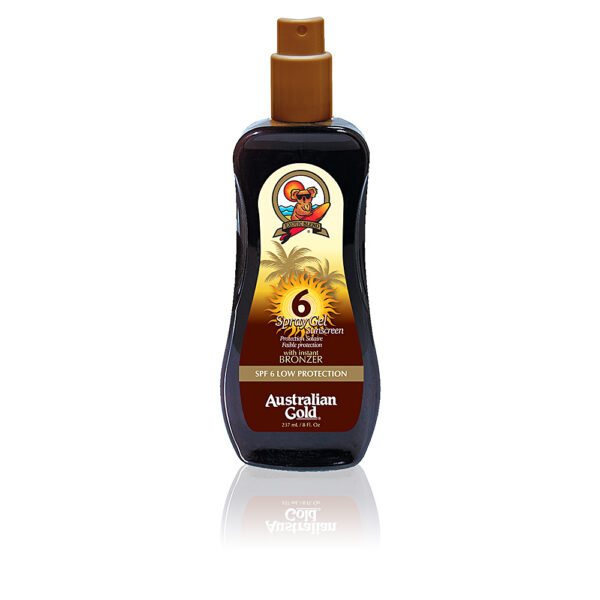 SUNSCREEN SPF6 spray gel with instant bronzer 237 ml by Australian Gold