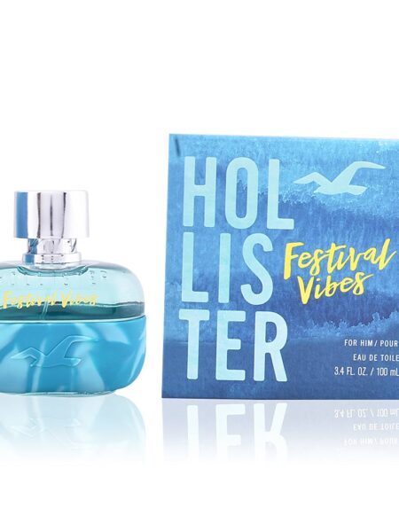 FESTIVAL VIBES FOR HIM edt vaporizador 100 ml by Hollister