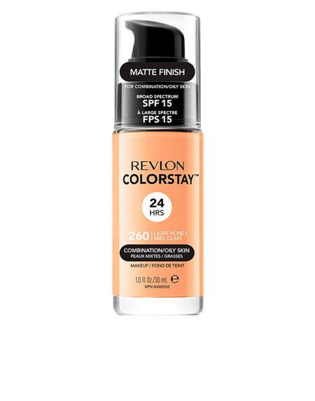 COLORSTAY foundation combination/oily skin #260-light honey by Revlon