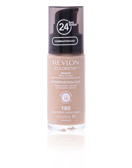COLORSTAY foundation combination/oily skin #180-sand beige by Revlon