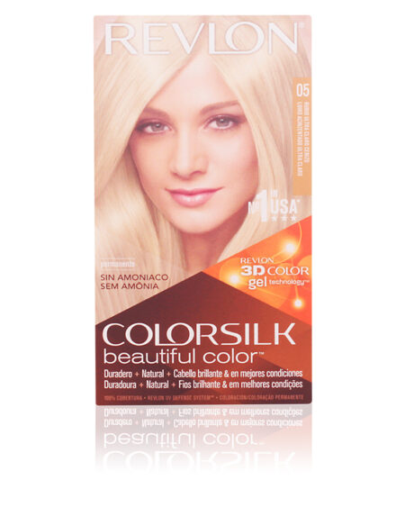 COLORSILK tinte #05-rubio ceniza ultra claro by Revlon