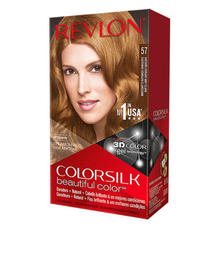 COLORSILK tinte #57-castaño dorado muy claro by Revlon
