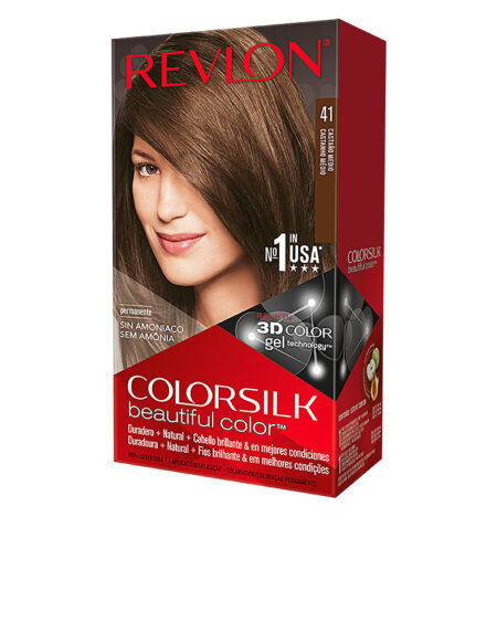 COLORSILK tinte #41-castaño medio by Revlon