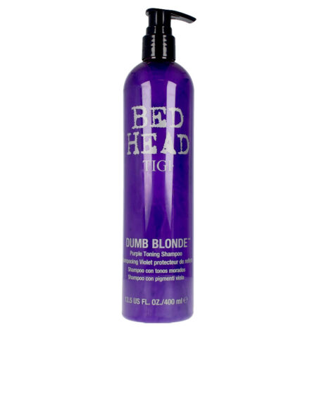 BED HEAD DUMB BLONDE purple toning shampoo 400 ml by Tigi