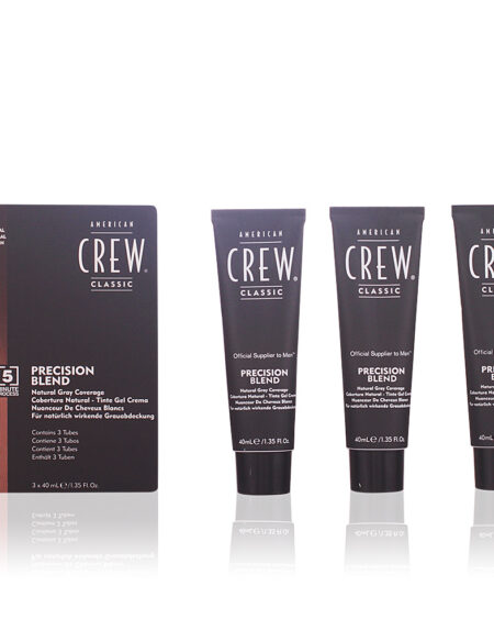 PRECISION BLEND LOTE #4-5 medium natural 3 pz by American Crew