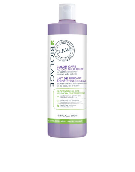 R.A.W. COLOR CARE acidic milk rinse 500 ml by Biolage