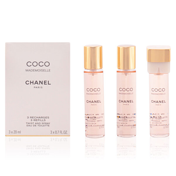 COCO MADEMOISELLE edt vaporizador twist & spray 3 refills x 20 ml by Chanel