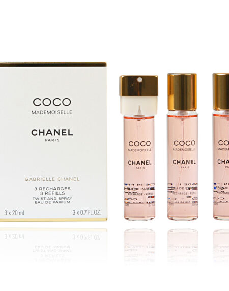 COCO MADEMOISELLE edp vaporizador twist & spray 3 refills x 20 ml by Chanel