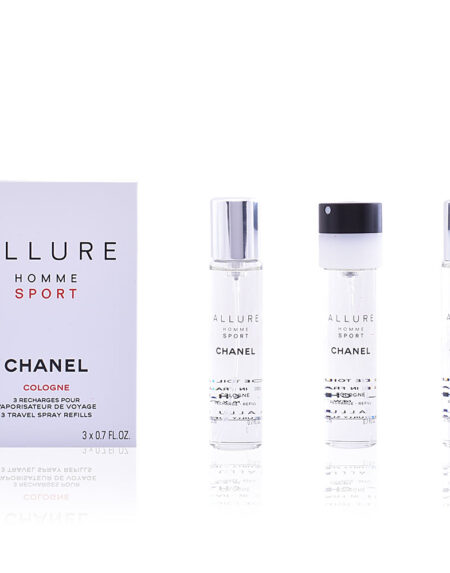 ALLURE HOMME SPORT cologne vaporizador refills 3 x 20 ml by Chanel