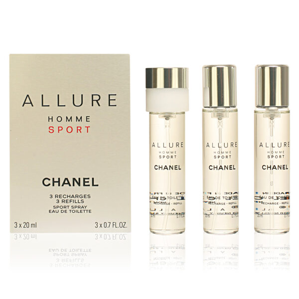 ALLURE HOMME SPORT edt vaporizador refills 3 x 20 ml by Chanel