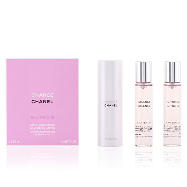 CHANCE EAU TENDRE edt vaporizador twist & spray 3 x 20 ml by Chanel