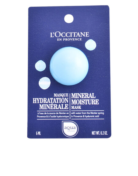 AQUA RÉOTIER masque hydratation minérale 6 ml by L'Occitane