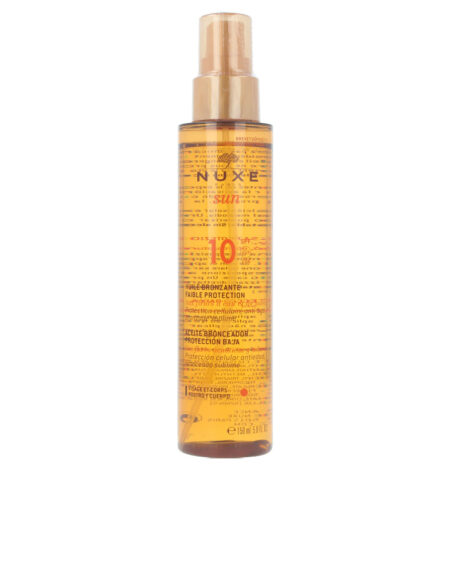 NUXE SUN huile bronzante visage et corps SPF10 spray 150 ml by Nuxe