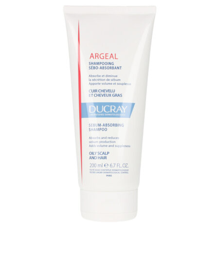 ARGEAL sebum-absorbing shampoo oily scalp&hair 200 ml by Ducray