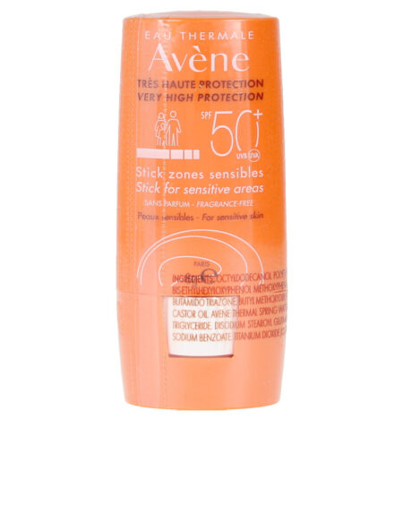 SOLAIRE HAUTE PROTECTION stick zones sensibles SPF50+ 8 ml by Avene