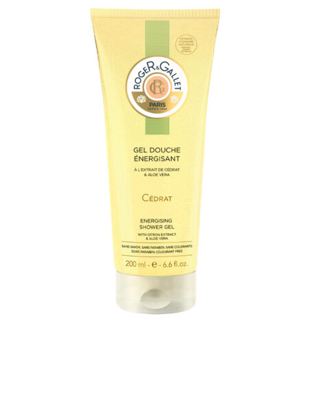 CÉDRAT gel douche énergisant 200 ml by Roger & Gallet