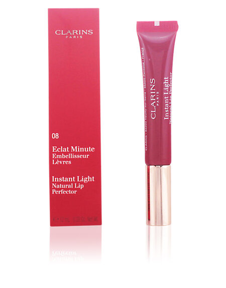 ECLAT MINUTE embellisseur lèvres #08-plum shimmer 12 ml by Clarins