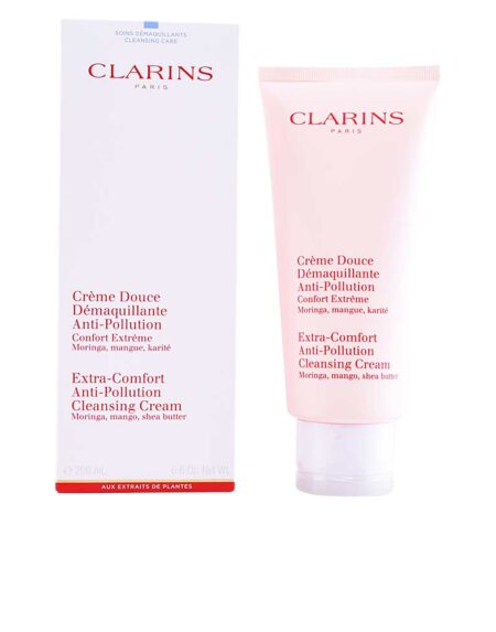 CRÈME DOUCE DÉMAQUILLANTE anti-pollution peaux sèches 200 ml by Clarins