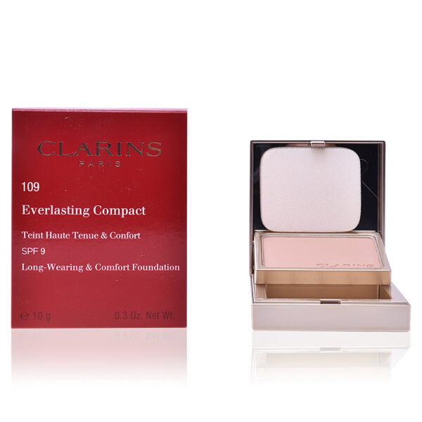 EVERLASTING COMPACT teint haute tenue&confort SPF9#109-wheat by Clarins