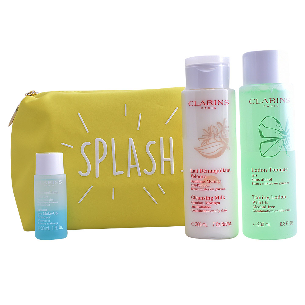 DÉMAQUILLANTS PEAUX MIXTES ET GRASSES LOTE 4 pz by Clarins