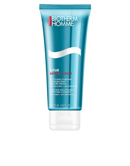 HOMME T-PUR anti-oil & shine purifiying cleanser 125 ml by Biotherm