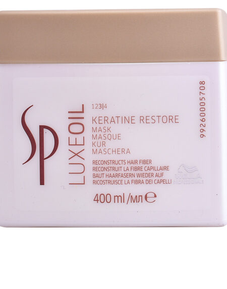 SP LUXE OIL keratin restore mask 400 ml by System Professional