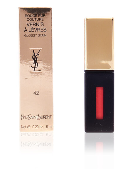 ROUGE PUR COUTURE vernis à lèvres #42-tangerine moiré 6 ml by Yves Saint Laurent