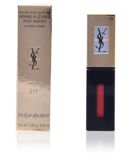 ROUGE PUR COUTURE POP WATER glossy stain #217-red spray 6 ml by Yves Saint Laurent