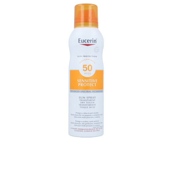 SENSITIVE PROTECT sun spray transparent dry touch SPF50 by Eucerin