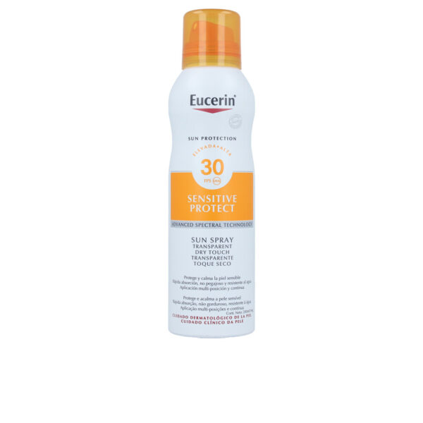 SENSITIVE PROTECT sun spray transparent dry touch SPF30 by Eucerin