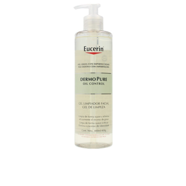 DERMO PURE oil control gel limpiador facial 400 ml by Eucerin